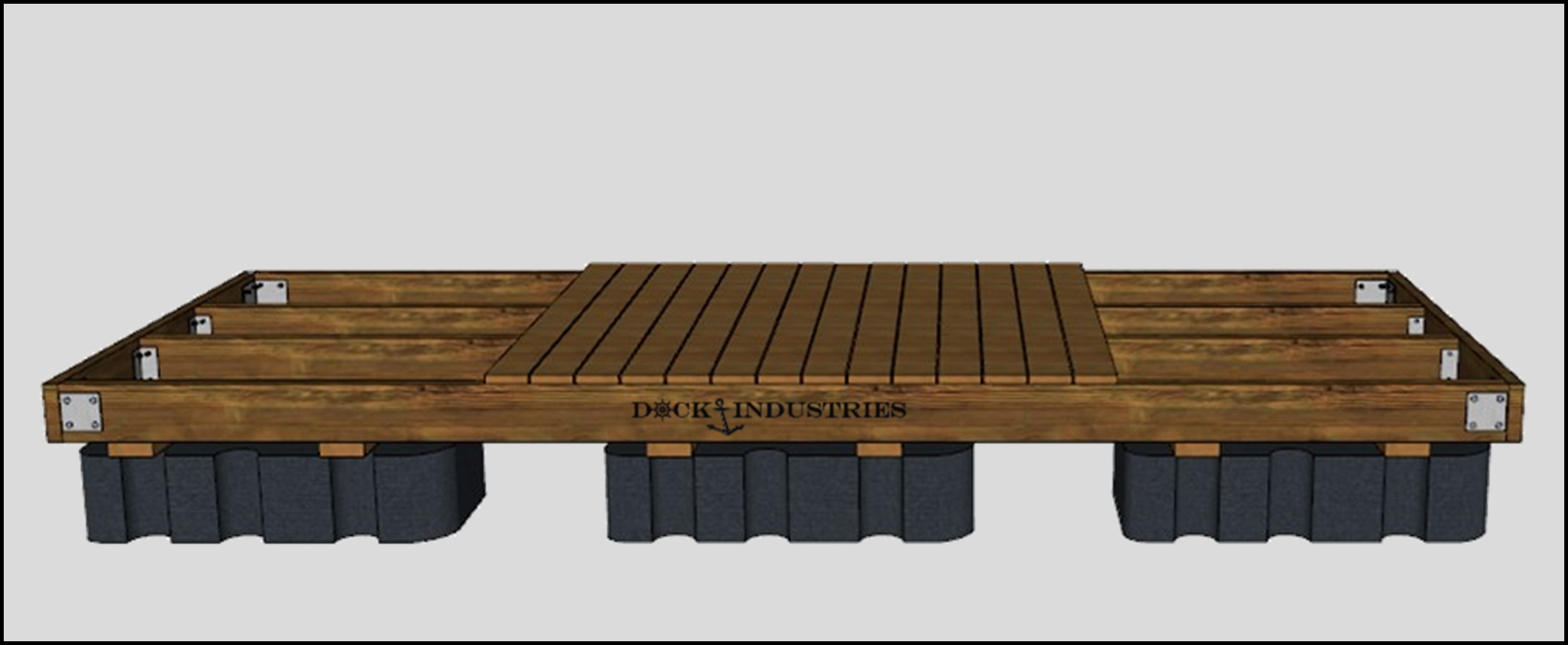 Ensemble de quai Résidentiel 6'x16' - Sans ancrage