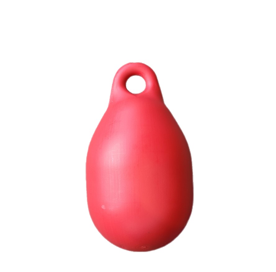 Bouée 8'' rouge en polyéthylène - 4012