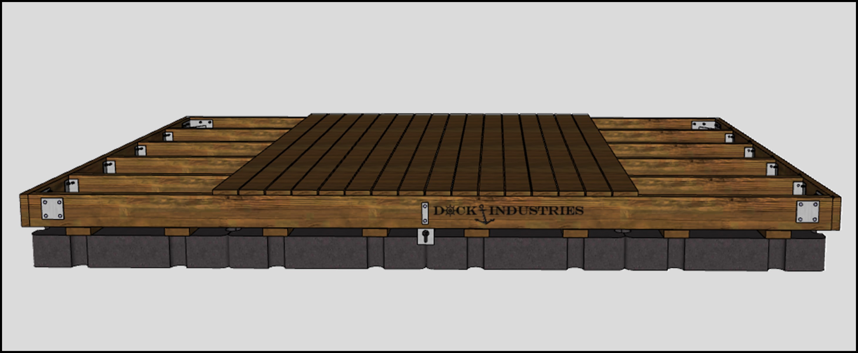 Ensemble de quai Heavy Duty 10'x16'