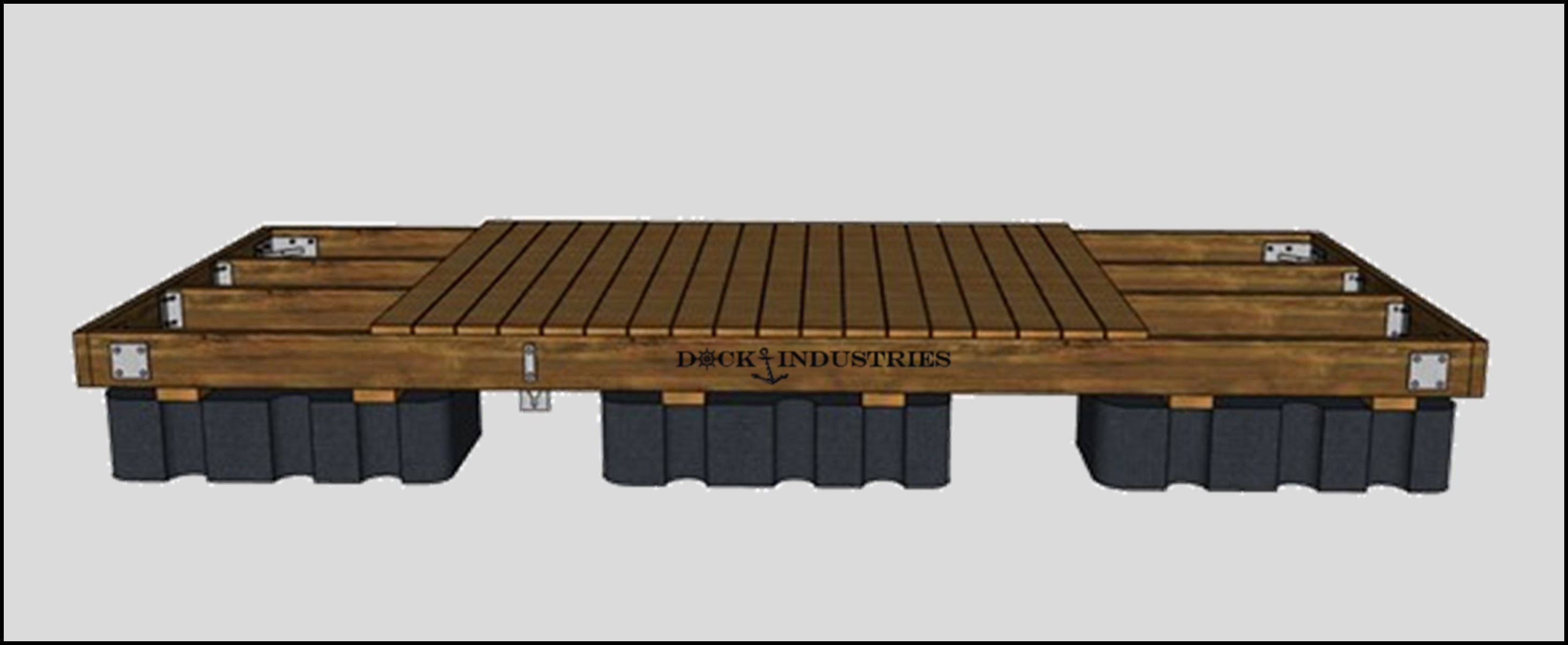 Ensemble de quai Heavy Duty 6'x16'