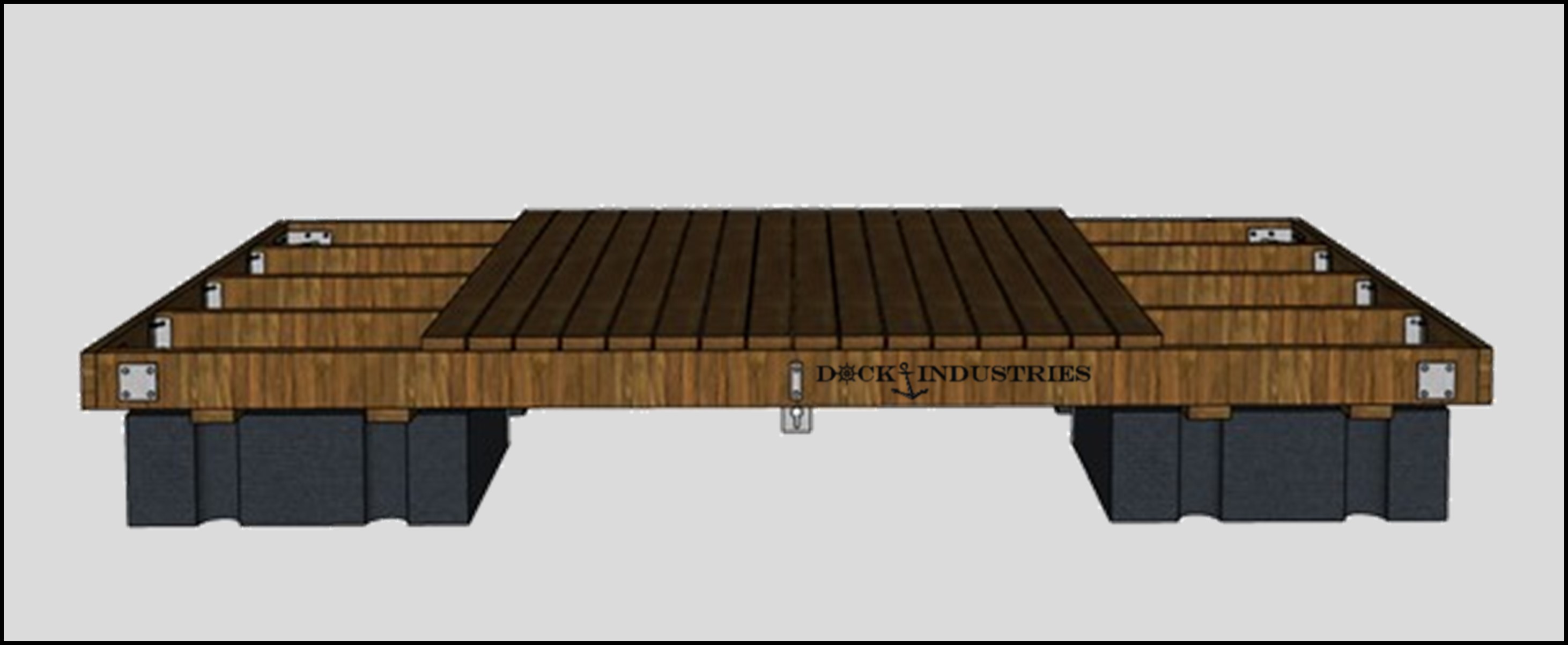 Ensemble de quai Heavy Duty 8'x16'