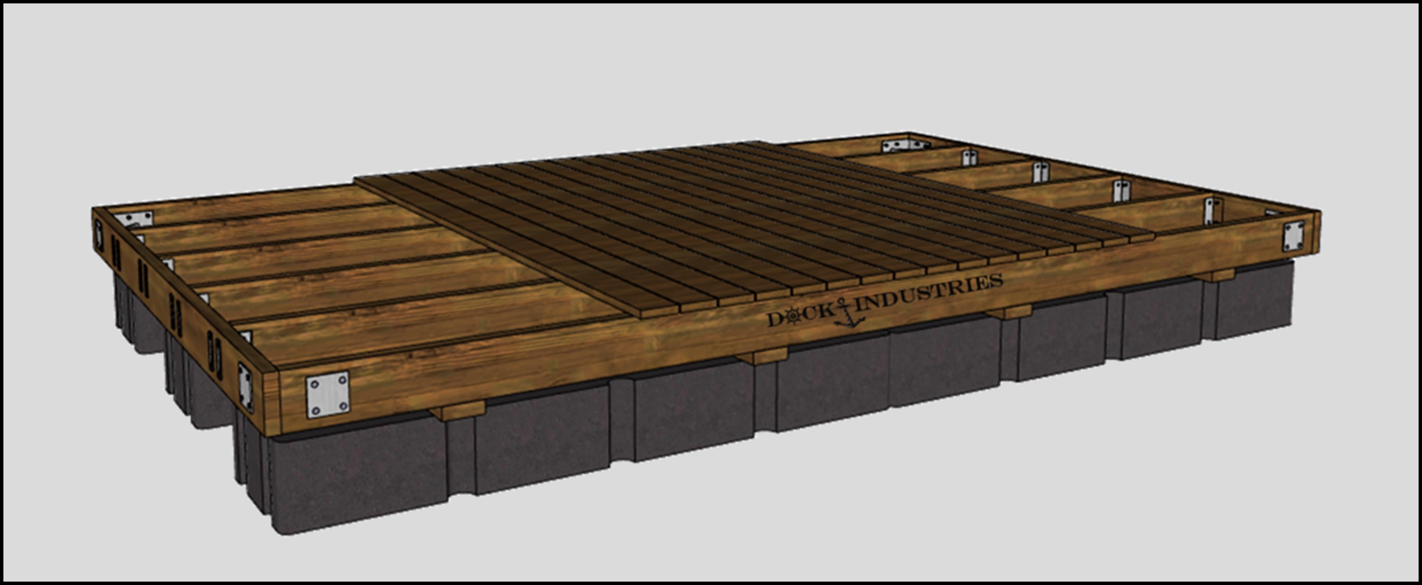 Ensemble de quai de ''Style Ponton'' - 10'x16' Heavy Duty